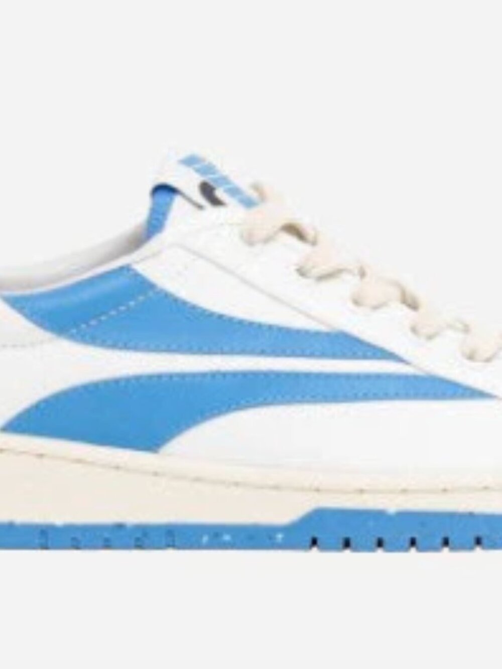 Oncept Portland Blue Leather Sneakers Worn Once Like New White Sz 7 - Picture 6 of 7